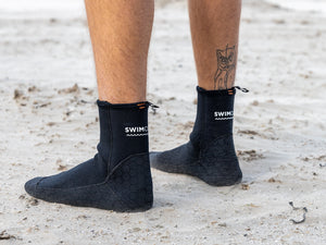 Fogrime 3mm Neoprene Socks For Men & Women – Thermal Anti-Slip Wetsuit Socks For Swimming, Diving & Sailing